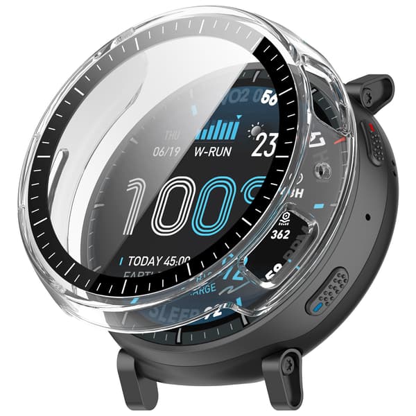 Beskyttelsesetui til Amazfit Active Max gennemsigtig