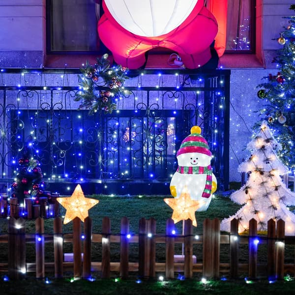 5 m 50 LED Halloween- og julelyskæde, 8 tilstande, timer Red-Green