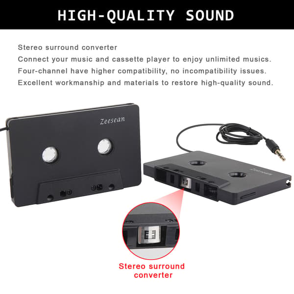 Bil Stereo Kassette Konverter Audio Konvertering