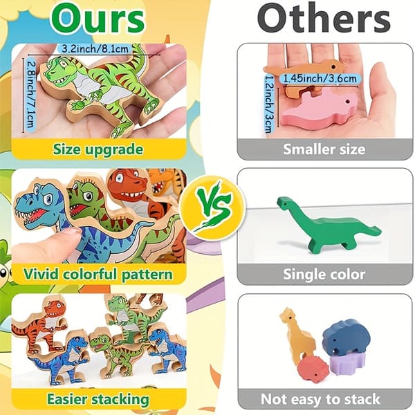 Dinosaurleker, Montessori-babyleker balanse treleker