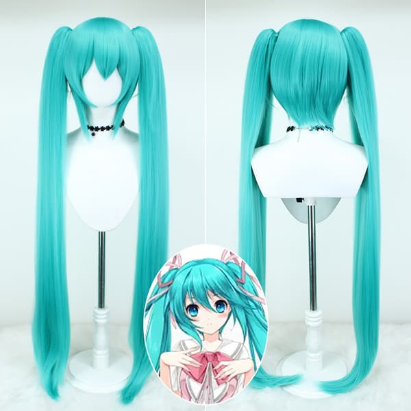 Paryk Hatsune Miku Paryk 110CM (søblå)