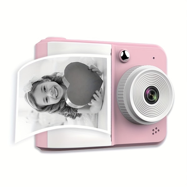 Digitalkamera Barn Instant Kamera Med 2,4 Tum Skärm 1080P Digitalkamera Rosa