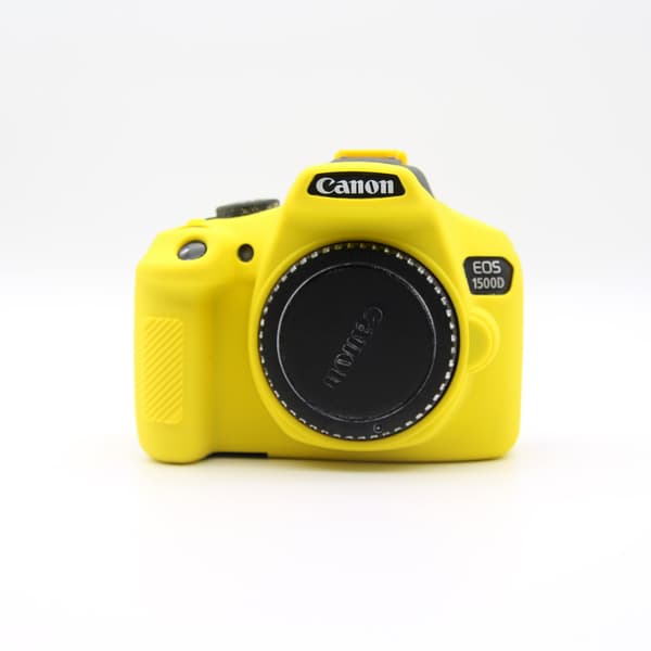 Etui til Canon EOS 1300D 1500D Silikone kamera tilbehør (yellow)