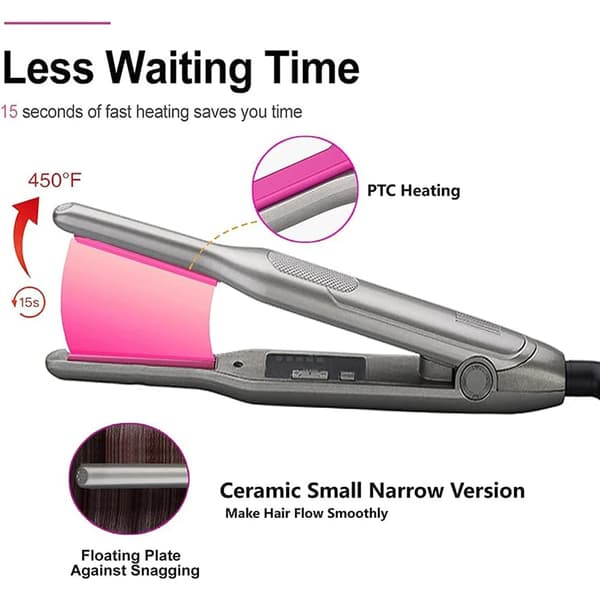 Professionel glattejern 7mm (150-232°C)