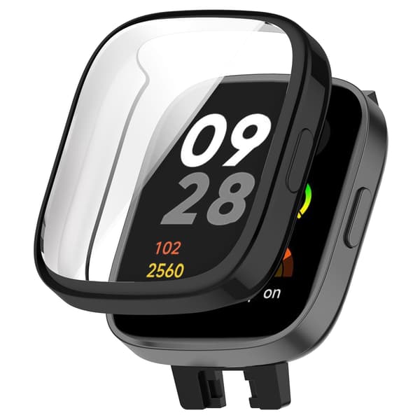 Passer til Redmi Watch3 Beskyttelsesetui Sort
