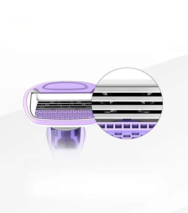Epilator, helkroppsrakapparat (kort skaft - lila)