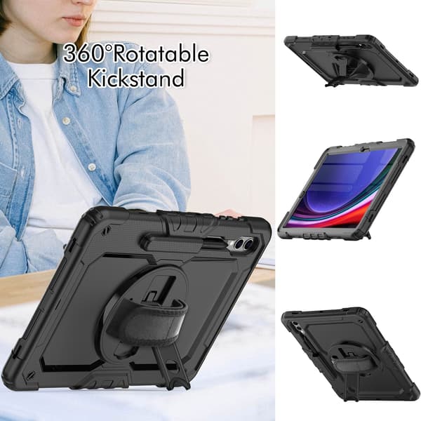 Etui til Samsung Galaxy Tab S10+ 12.4 SM-X820 (Sort)