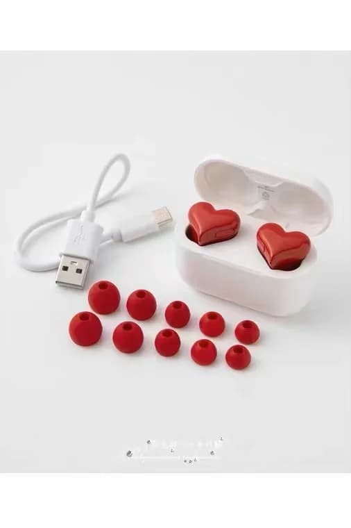 True Wireless Bluetooth Hörlurar TWS Bluetooth 5.3 Trådlösa Kardioid In-Ear Grön