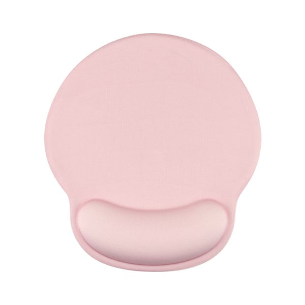 Ergonomisk musematte med gel håndleddsstøtte (rosa/2)