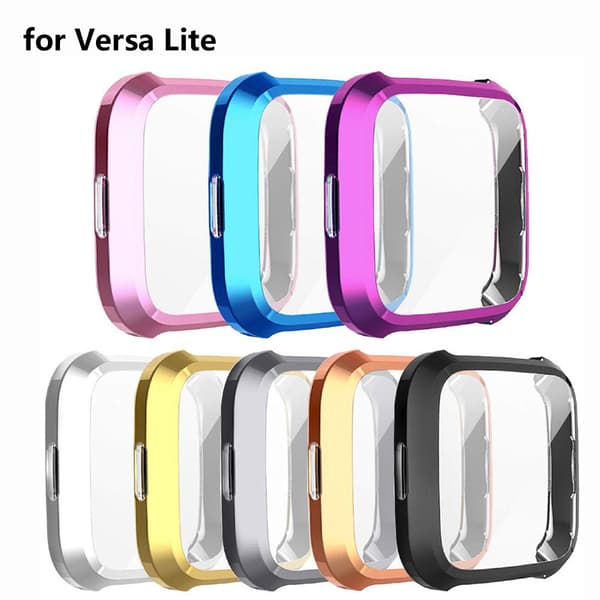 Beskyttelsesetui til Fitbit Versa Lite pink