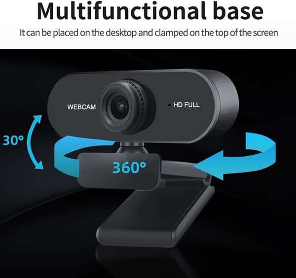 webcam 4K HD driverfri indbygget mikrofon