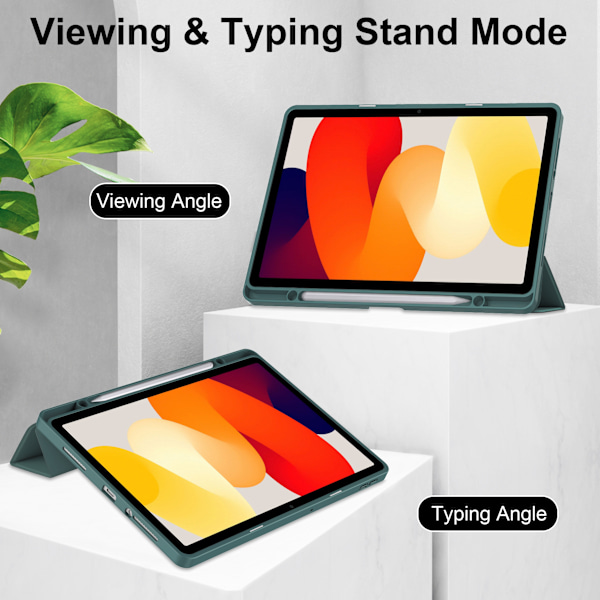Skal för Xiaomi Redmi Pad Se 11 2023 TPU Akryl Skyddsskal grön