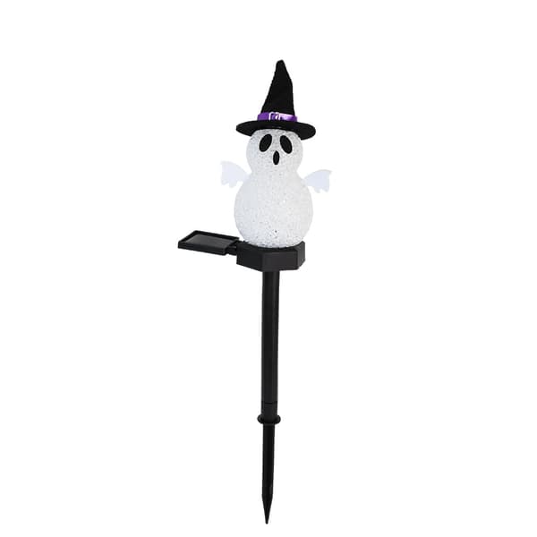 LED lyskæder, udendørs solcelle-spøgelseslamper til Halloween-dekoration (2 stk)