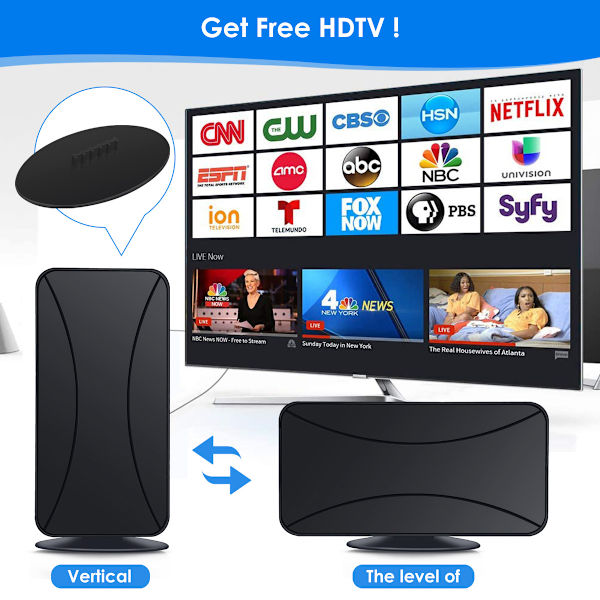 TV Antenne 4K HD Antenne DVB-T2 Signalforstærker