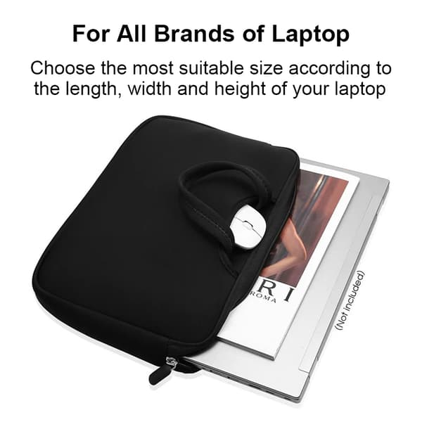 Laptop Taske Vandtæt 15-tommer Computer tasker sort