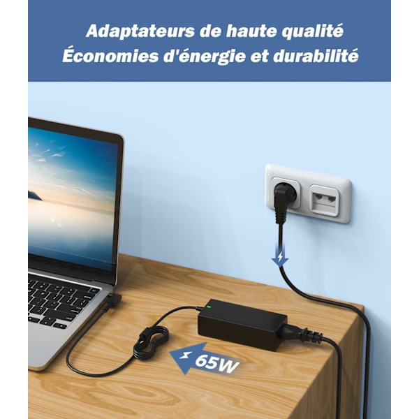 65W Laptop Laddare 3.0 X 1.1mm för Acer Aspire 5 A515-55 A515-56 A515-46 A515-54 Strömförsörjningsadapter
