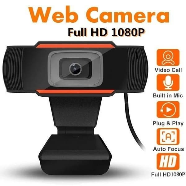webcam 1080P HD indbygget mikrofon
