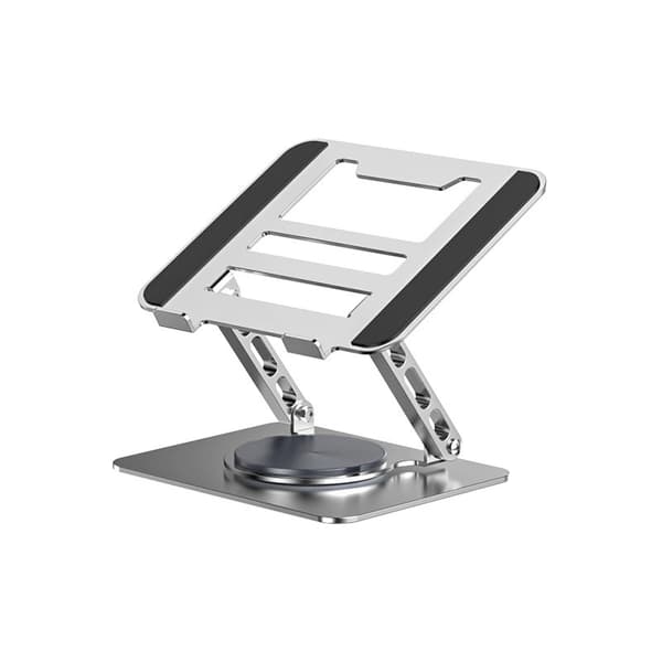 Laptopställ Justerbar Höjd 360° Roterande (Silver)