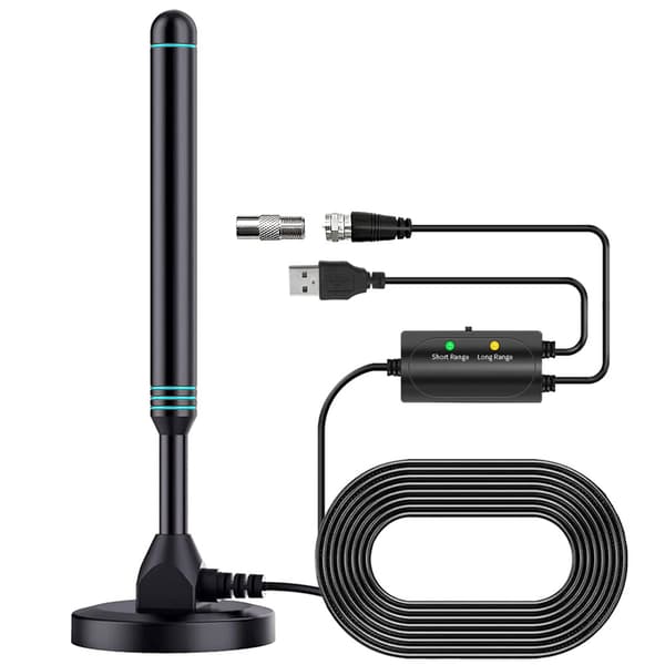 TV Antenne 4k HD TV antenne 360° modtagelse DVB-T2, egnet