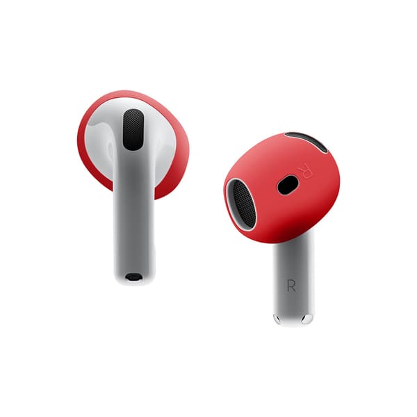Öronproppar för AirPods4 silikon 3 par (röd)