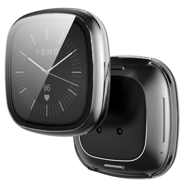 Suojakotelo Fitbit Versa 3:lle (läpinäkyvä)