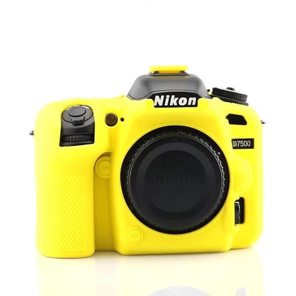 Etui til Nikon D7500 kamera silikone etui tilbehør (yellow)