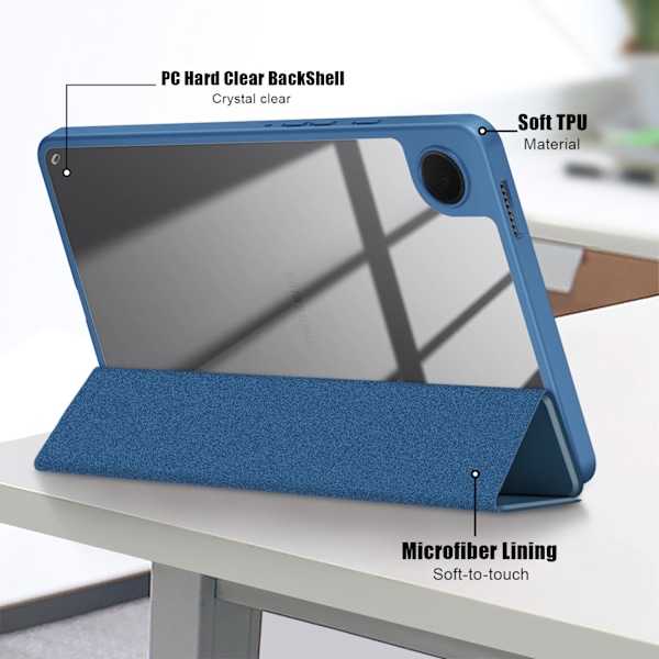 Fodral för Samsung Galaxy Tab A9 8.7 SM-X115 2023 Tpu Stötsäkert Skyddsfodral blå