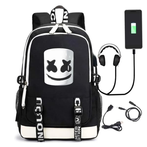 Moderygsæk til studerende med USB-port #1