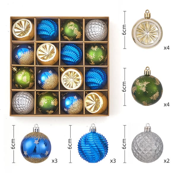 Julgranskulor Julgransprydnader (Set-20)