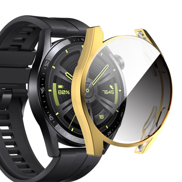 Lämplig för Huawei Gt3 46Mm Skyddsfodral Guld