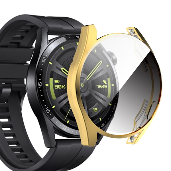 Lämpligt För Huawei Gt3 42Mm Skyddsfodral Guld