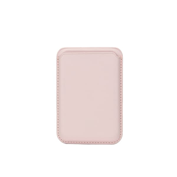 Magneettinen lompakko Nahkainen korttipidike (Light pink)
