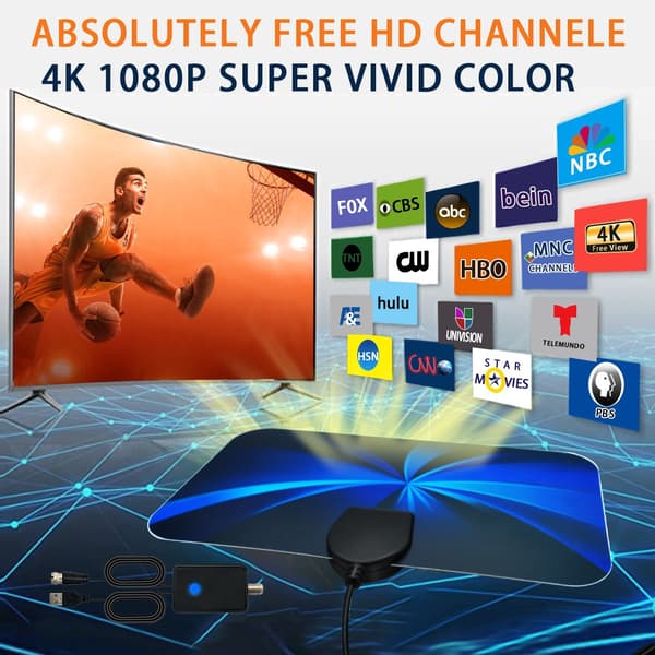 TV Antenne 4K HD Antenne Signalforstærker