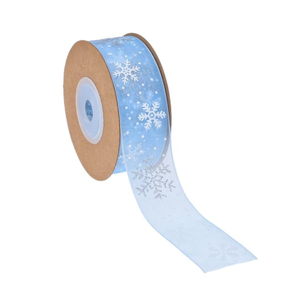 Julband för julklappsinslagning (blå-9,1m)