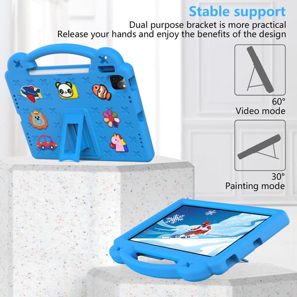 Etui for iPad Pro 11 (2024) Anti-Fall (Blå)