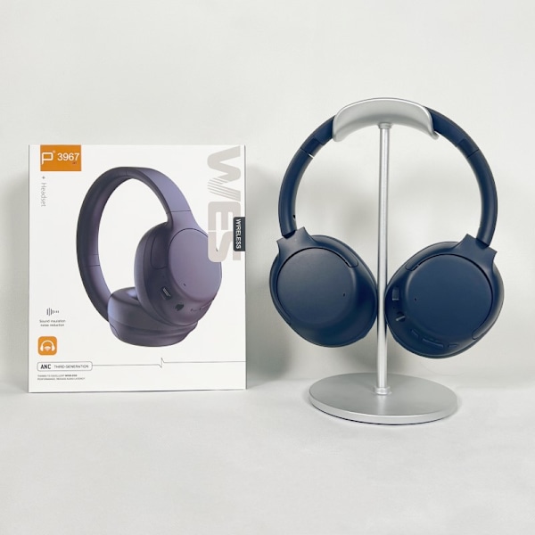 P3967 Hovedmonterede Bluetooth-hovedtelefoner Mørkeblå