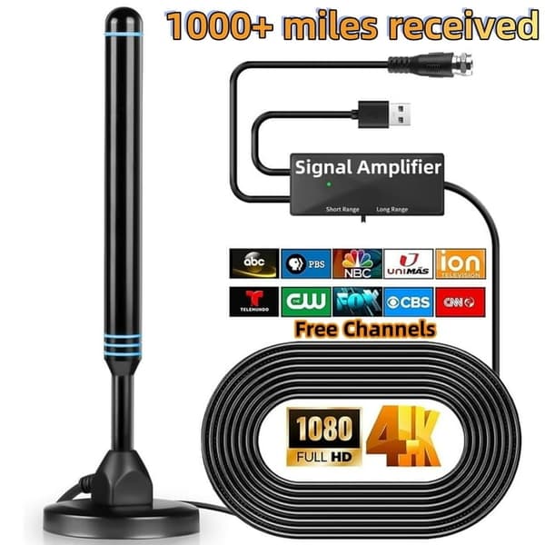 Intern HD Förstärkt TV-antenn Dtmb Dvb Antena - T2