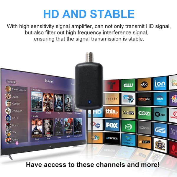 TV Antenne 4K HD TV Antenne DVB-T2