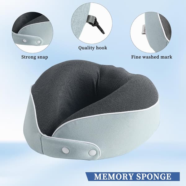 Nackkudde Memory Foam Portabel U-formad Resenackkudde Cervical Support Kudde