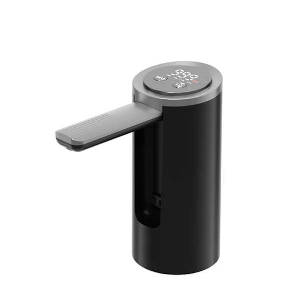 Kannettava kokoontaitettava hana, 5 gallonan ladattava USB-latauspumppu (musta)