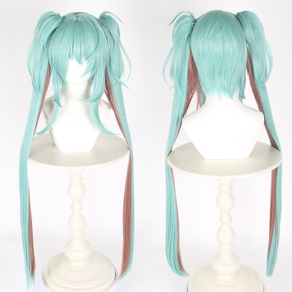 Hatsune Miku peruukki cosplay vaaleanpunainen peruukki