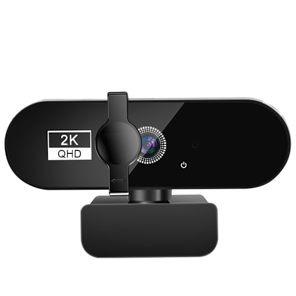 webcam 2K HD USB-kamera mikrofonilla