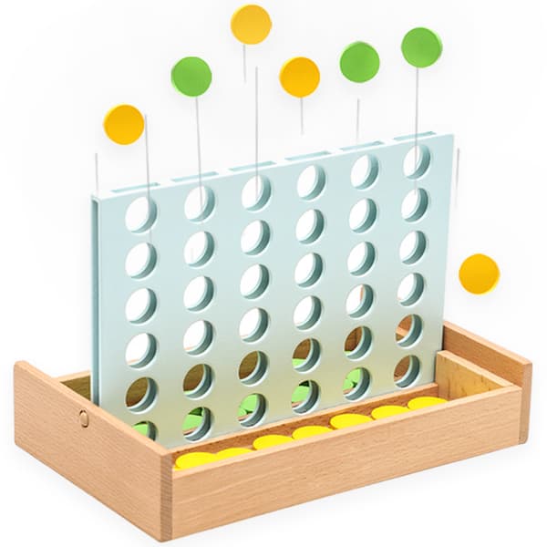 Neljän suora, Montessori-lastenlelu, logiikka pulmapeli