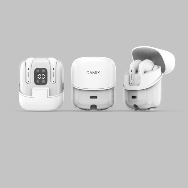 True Wireless Bluetooth Hörlurar Dx16 Aktiv Brusreducering TWS Vit