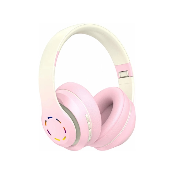 Sn-36 Bluetooth-hörlurar med huvudmontering Rosa