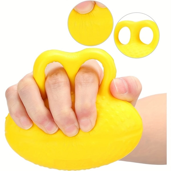 Hög Elastisk Greppboll - Handstyrketräningsmodell, Äggformad Greppboll