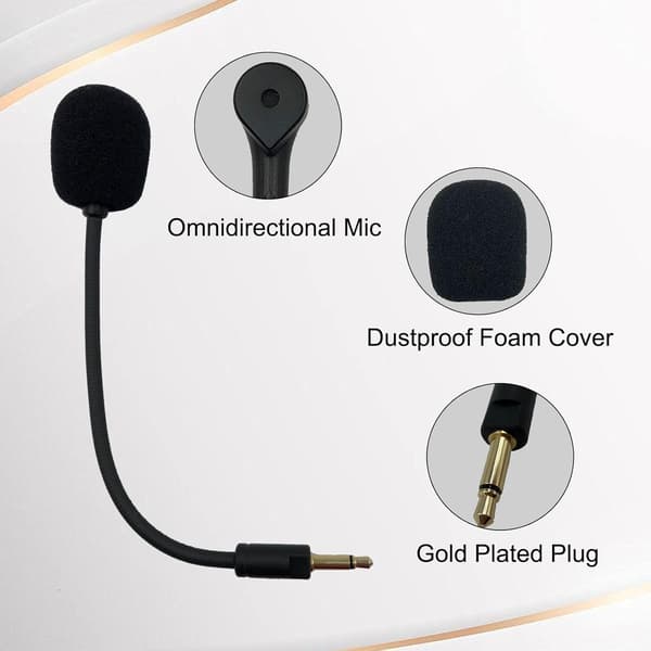 Erstatningsmikrofon til Razer Kaira Pro - 3,5 mm jackstik