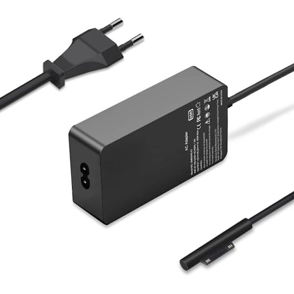65W Microsoft Surface Laptop Notebook Oplader Kompatibel med Surface Pro 8 X 7 6 5 4 3