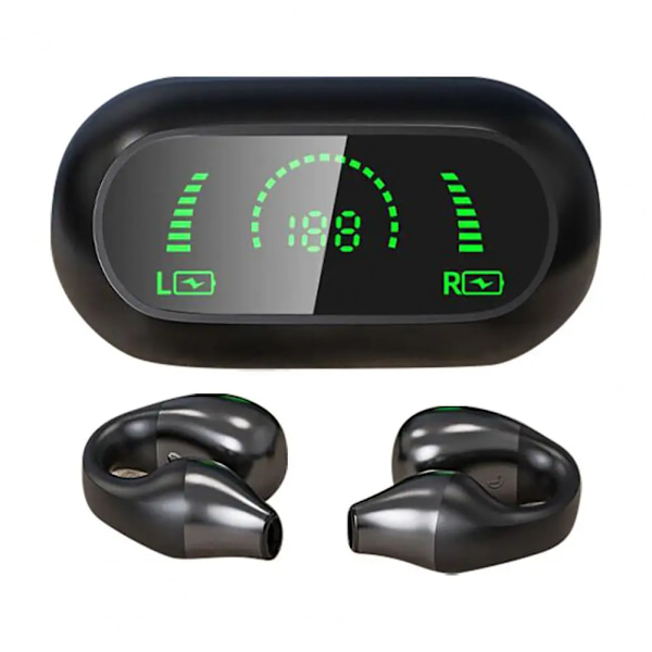True Wireless Bluetooth Hörlurar S03 TWS Brusreducerande Bluetooth med Mikrofon och Laddningsbox Svart