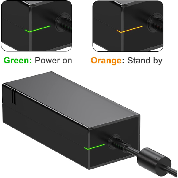 Virtalähde Xbox Onelle, AC-virtalähdesovitin Xbox One -konsolille, automaattinen jännite 100-240V